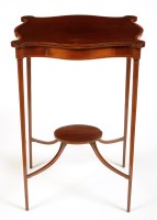 Lot 1416 - An Edwardian rectangular-shaped two-tier...