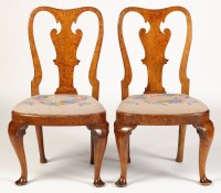 Lot 1450 - A very near matching pair of early 18th...