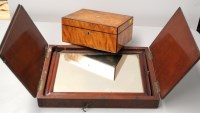 Lot 1587 - An early 19th Century mahogany travelling...