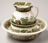 Lot 1598 - A Copeland Spode 'Tower' pattern three-piece...