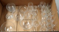 Lot 1650 - A quantity of drinking glasses and finger bowls.