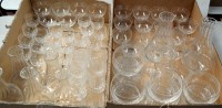 Lot 1654 - A collection of cut glassware, to include:...