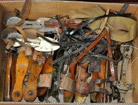 Lot 1658 - A collection of ice-skates, mainly wooden with...