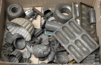 Lot 1662 - A nice collection of metal food moulds; and a...