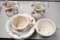 Lot 1672 - A 19th Century part toilet wash set, by...