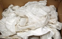 Lot 1697 - A quantity of silk and linen soft goods, some...