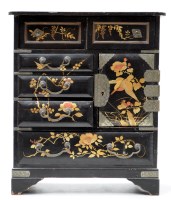 Lot 1735 - An early 20th Century Japanese lacquered...