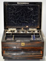 Lot 1743 - A late 19th Century coromandel wood dressing...