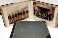 Lot 1781 - Two albums of photographs compiled by Hubert...