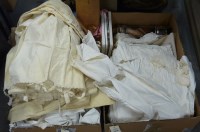 Lot 1790 - A collection of infants clothing, linen sheets...