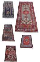 Lot 1793A - Five Persian rugs, various designs.