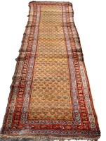 Lot 1797 - A mid 20th Century Persian runner, the floral...