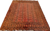 Lot 1804 - A mid 20th Century Turkoman type rug with 4 x...