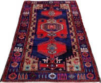 Lot 1812 - A modern Persian rug with triple medallion to...