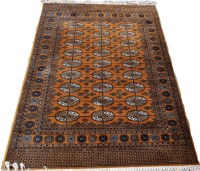 Lot 1814 - A modern machine-made Turkoman style rug with...