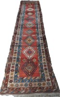 Lot 1816 - A mid 20th Century Turkish runner with...