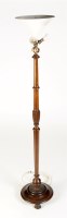 Lot 1837 - A mahogany standard lamp with four light...