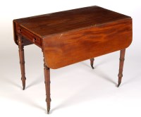 Lot 1870 - A Victorian mahogany Pembroke table with a...