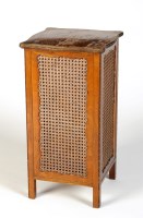 Lot 1879 - A burr walnut veneered square-shaped soiled...