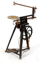 Lot 1888 - A Hobbies treadle fretsaw, 38in. high.