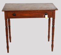 Lot 1934 - A 19th Century rectangular mahogany side table,...