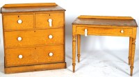 Lot 1982 - A Heals scumbled pine chest of drawers, fitted...