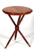 Lot 1983 - A Victorian circular occasional table with...