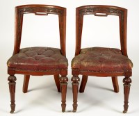 Lot 1997 - A pair of late Victorian mahogany dining...