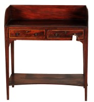 Lot 1999 - A 19th Century mahogany wash stand with...