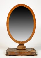 Lot 2006 - A 19th Century swing frame toilet mirror, with...