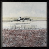Lot 237 - Mike Haworth (Contemporary) A FARM IN THE SNOW...