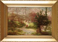 Lot 322 - William Mellor (1851-1931) ''IN BIRKHAM WOODS,...