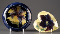 Lot 424 - Walter Moorcroft: a Hibiscus pattern bowl,...