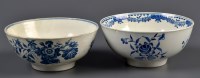 Lot 432 - Two Worcester blue and white bowls, one...