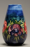 Lot 440 - Walter Moorcroft: a Anemone pattern vase, of...