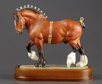 Lot 451 - Royal Worcester: ''Shire Stallion'' modelled...
