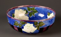Lot 460 - A Bough Pottery bowl by Richard Amour, painted...