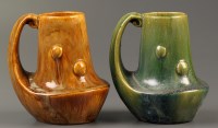 Lot 481 - Two Adamesk jugs by Moses J. Adams, circa 1905,...