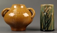 Lot 482 - Two pieces of Adamesk pottery, by Moses J Adam,...