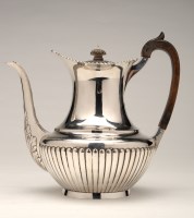 Lot 623 - A Victorian coffee pot, by Edward Barnard &...