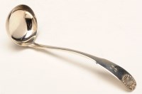 Lot 628 - A George IV sauce ladle, probably by Andrew...