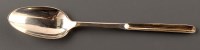 Lot 631 - A Georgian marrow scoop/spoon, marks worn.