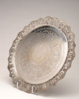 Lot 659 - A Victorian salver, by Martin, Hall & Co.,...