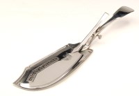 Lot 666 - A George III fish slice, possibly by William...