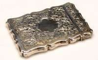 Lot 691 - An Edwardian card case, by Jay, Richard...