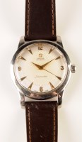 Lot 730 - Omega, Seamaster: a gentleman's steel cased...