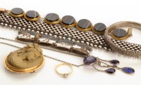 Lot 848 - A group of jewellery, to include: a late 19th...