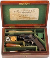 Lot 903 - A cased small bore Adams 1851 model five-shot...