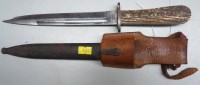 Lot 904 - A German WWII Luftwaffe Forestry bayonet, the...