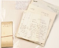 Lot 922 - A quantity of letters and papers relating to...